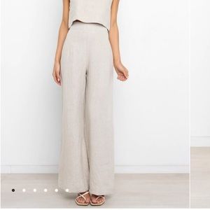 PETAL + PUP PETAL & PUP PETAL AND PUP LINEN BEACH SUMMER FLARE PANTS
